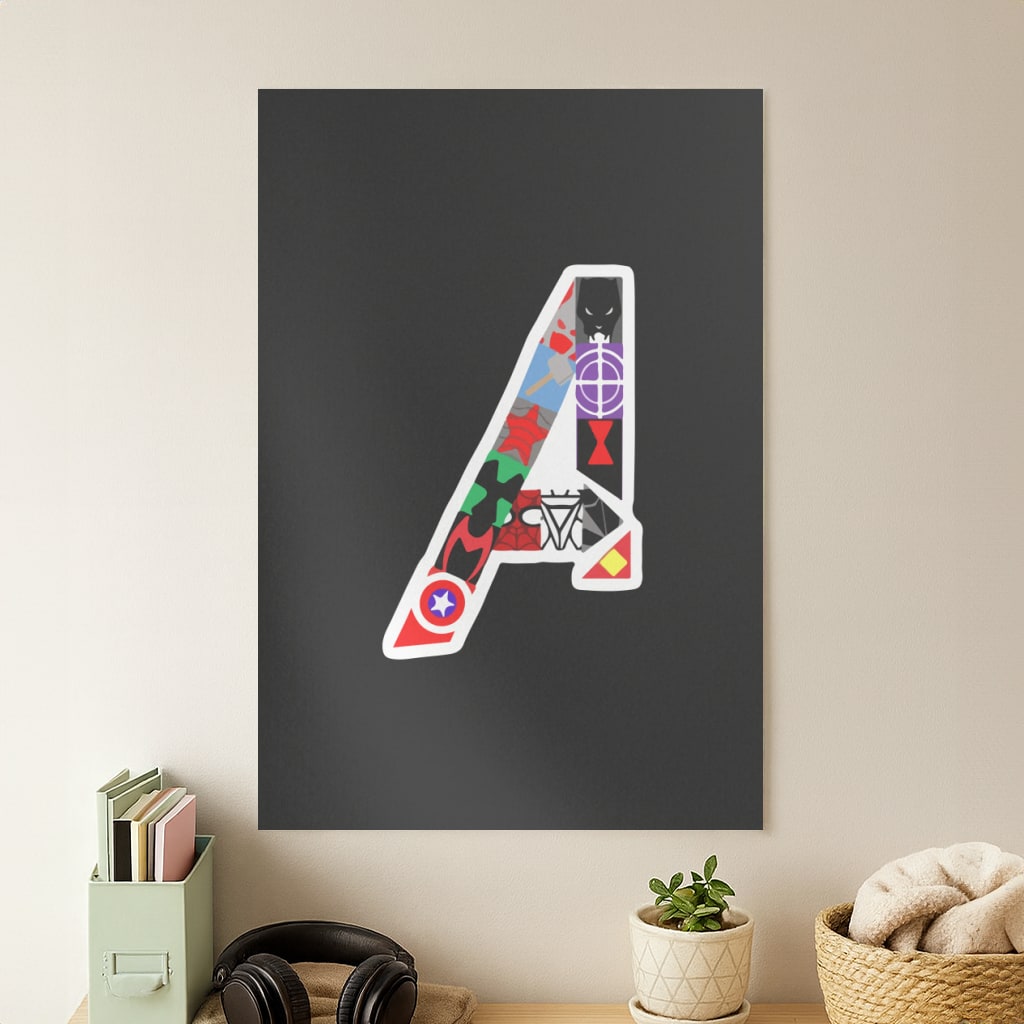 Avengers Logo - Marvel Poster