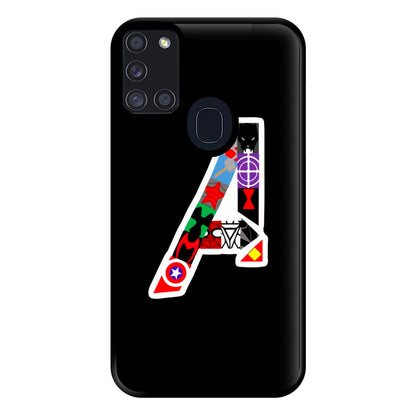 Avengers Logo - Marvel Phone Case for Galaxy A21s