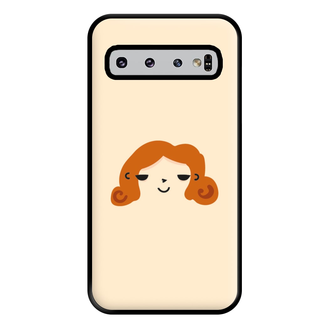 Black widow animated Phone Case for Galaxy S10 Plus