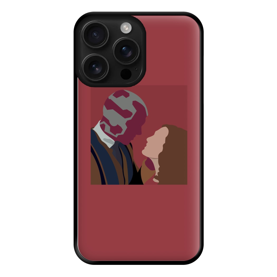 Wandavision and vision Phone Case