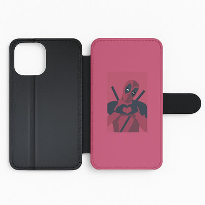 DP heart Flip Phone Case