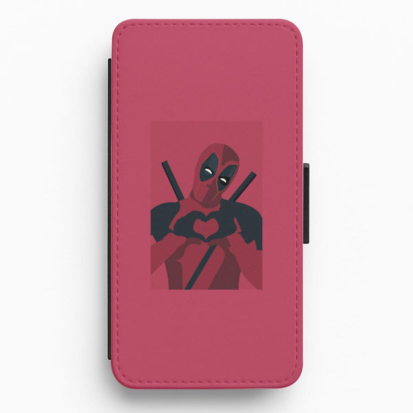 DP heart Flip / Wallet Phone Case