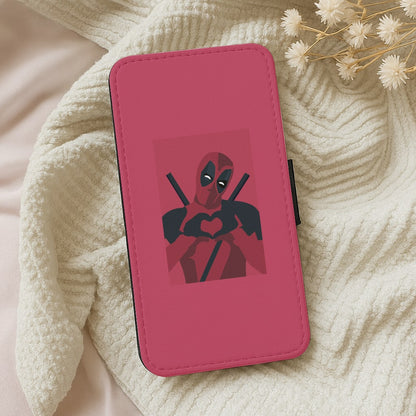 DP heart Wallet Phone Case
