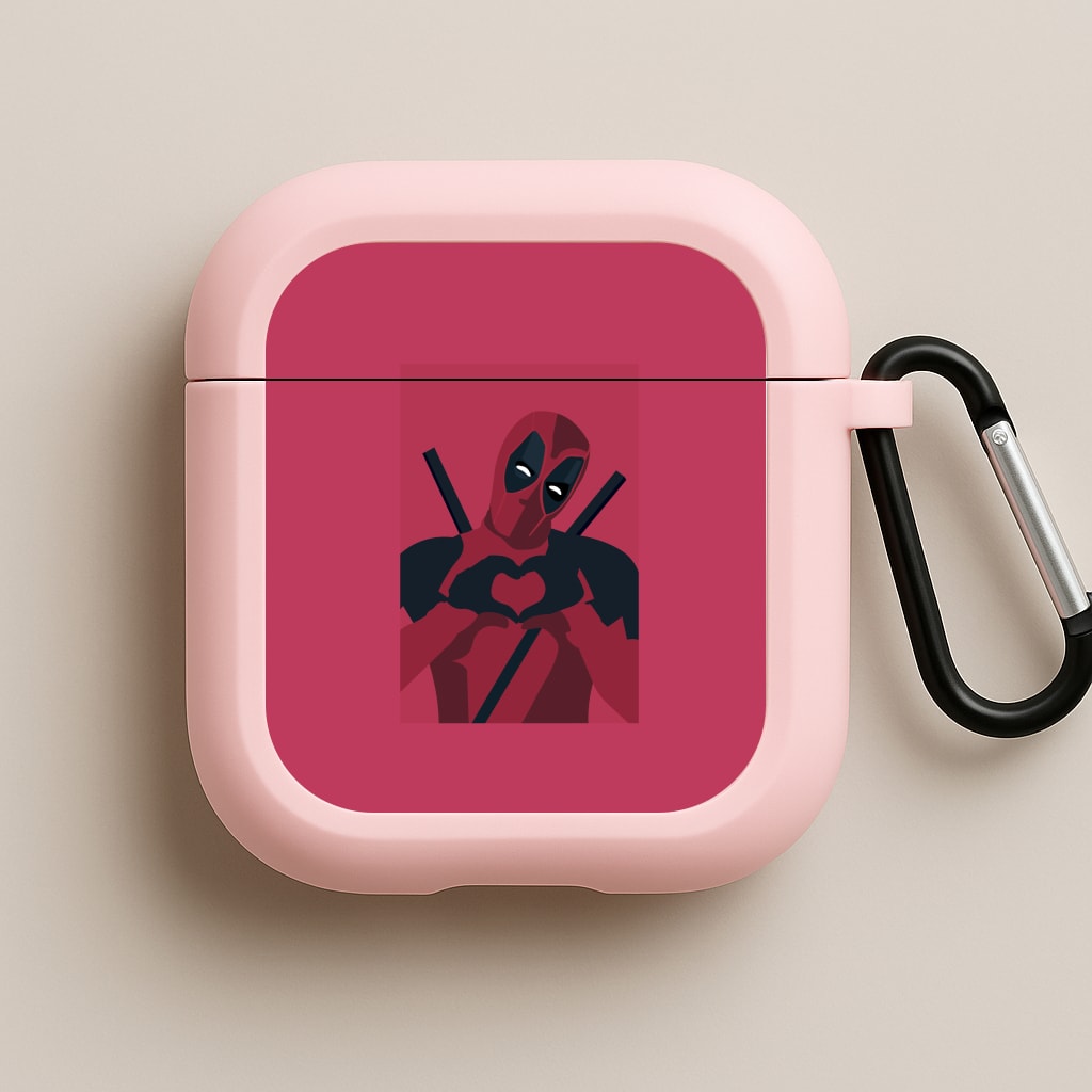 DP heart Pink AirPods Case