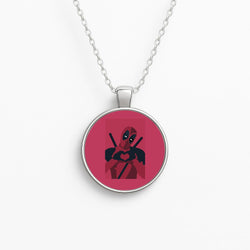DP heart Circle Necklace