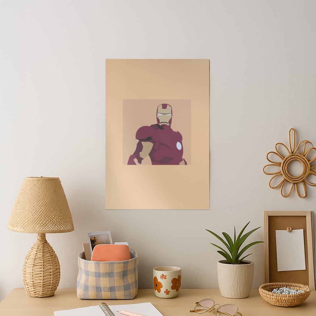 Iron man mask Art Print