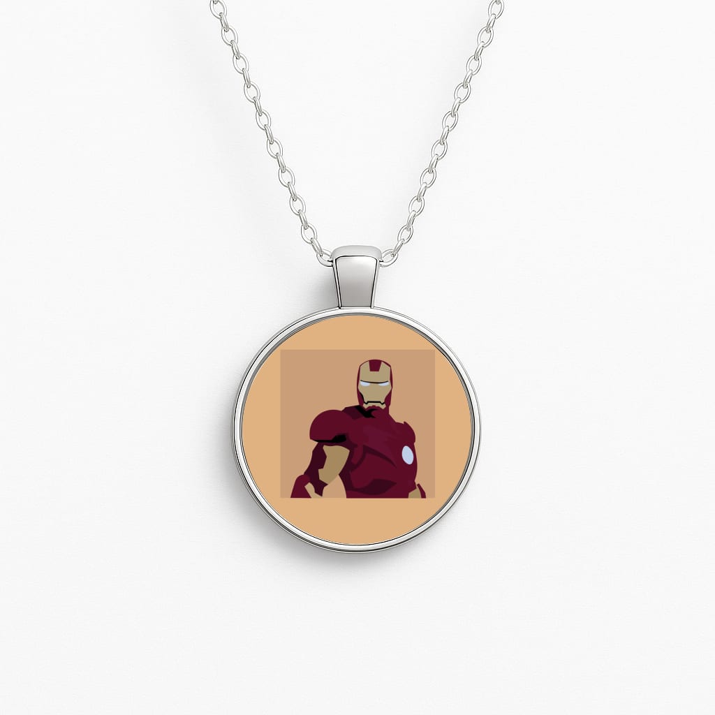 Iron man mask Necklace