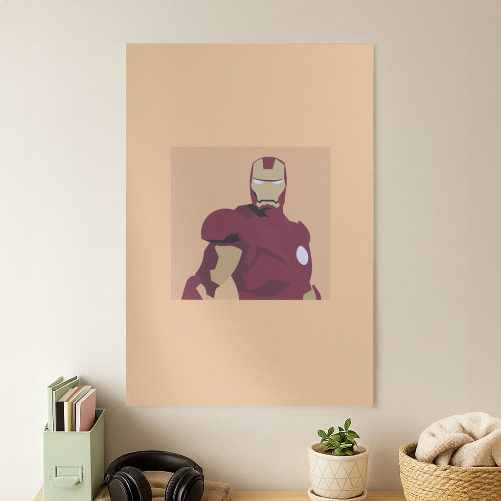 Iron man mask Poster