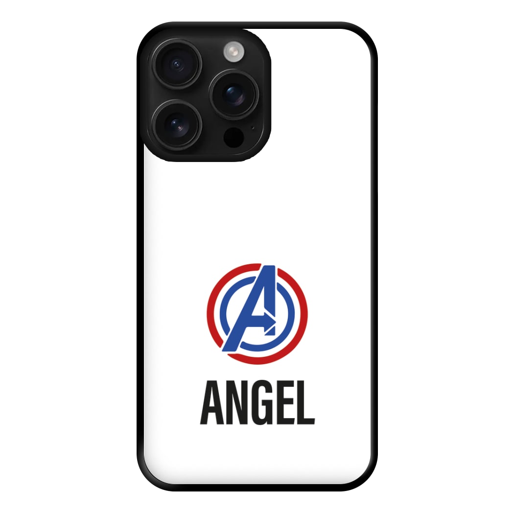 Superheroes Symbol - Personalised Superhero Comic Phone Case