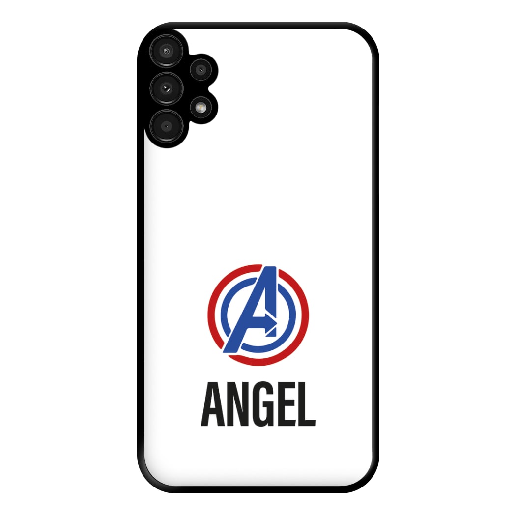 Superheroes Symbol - Personalised Superhero Comic Phone Case for Galaxy A13