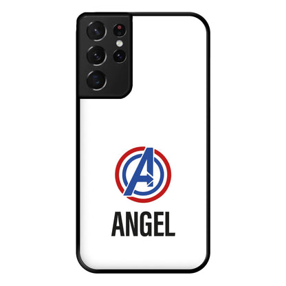 Superheroes Symbol - Personalised Superhero Comic Phone Case for Galaxy S21 Ultra