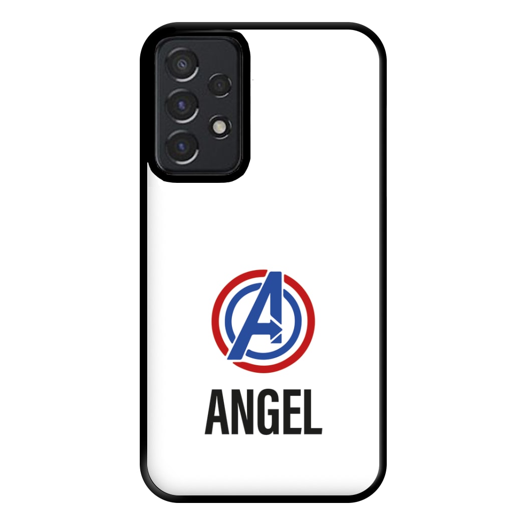 Superheroes Symbol - Personalised Superhero Comic Phone Case for Galaxy A52 / A52s