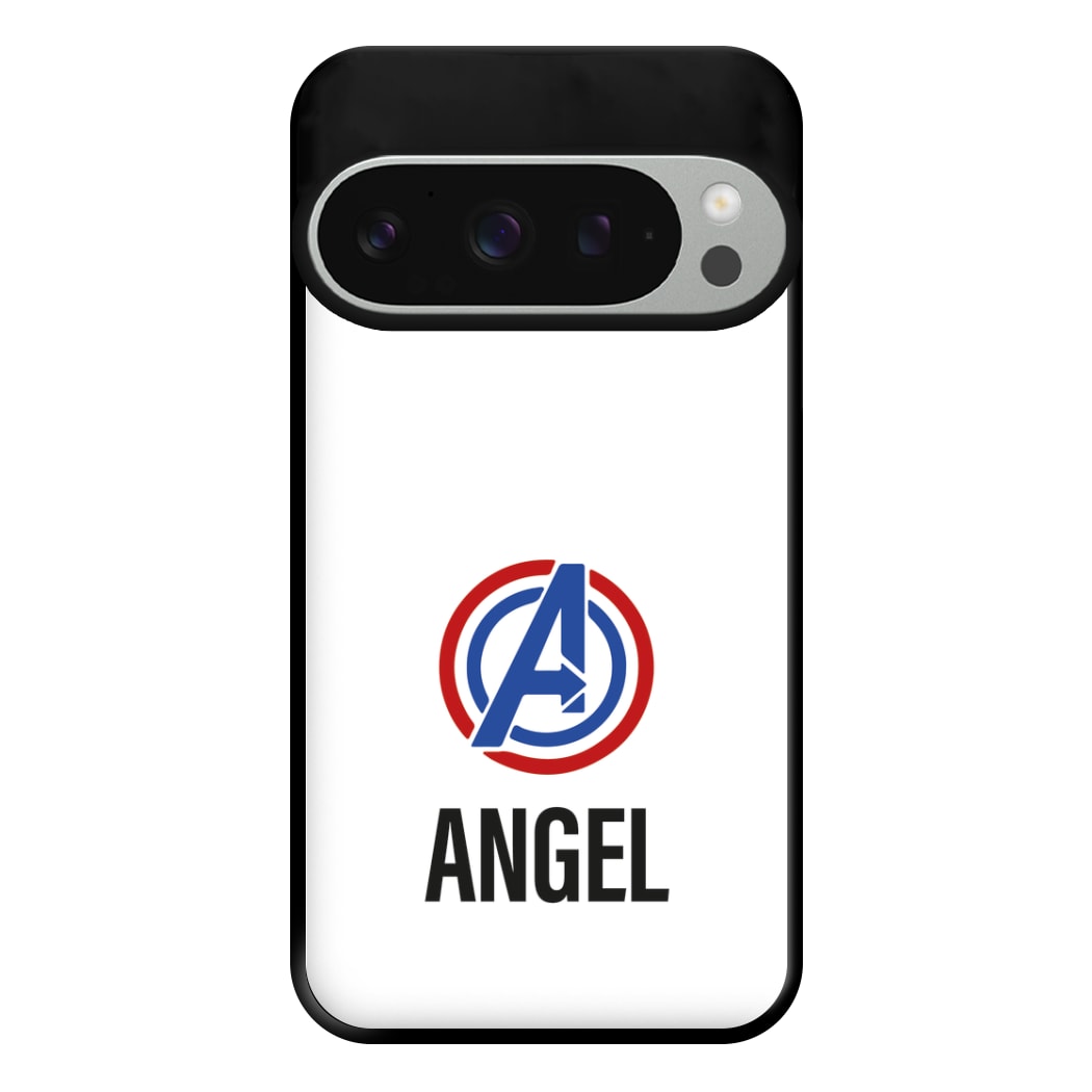 Superheroes Symbol - Personalised Superhero Comic Phone Case for Google Pixel 9 Pro XL