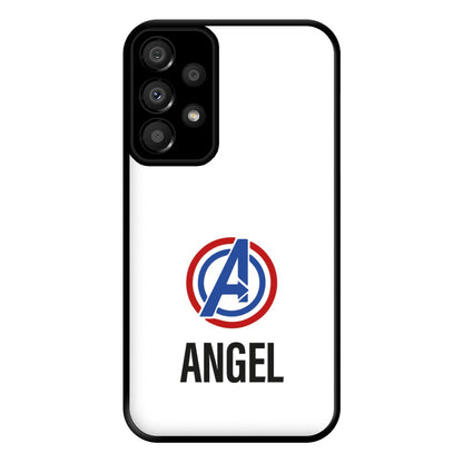 Superheroes Symbol - Personalised Superhero Comic Phone Case for Galaxy A33