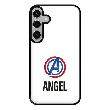 Superheroes Symbol - Personalised Superhero Comic Phone Case for Galaxy S24FE