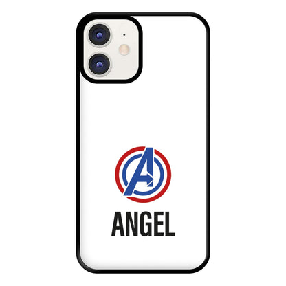 Superheroes Symbol - Personalised Superhero Comic Phone Case for iPhone 11