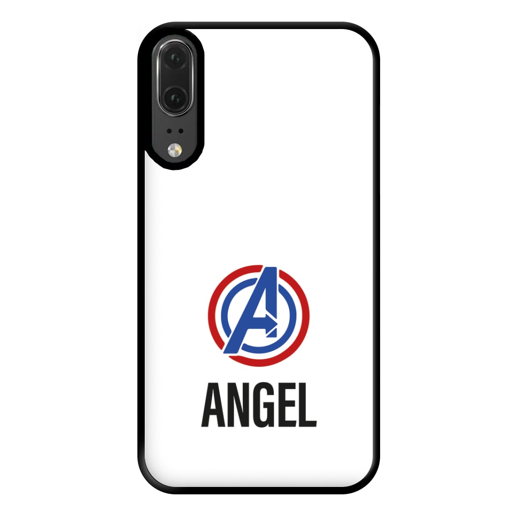 Superheroes Symbol - Personalised Superhero Comic Phone Case for Huawei P20