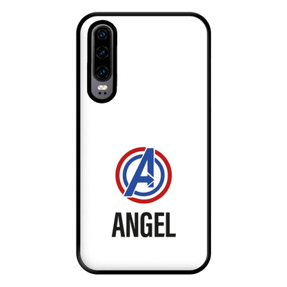 Superheroes Symbol - Personalised Superhero Comic Phone Case for Huawei P30