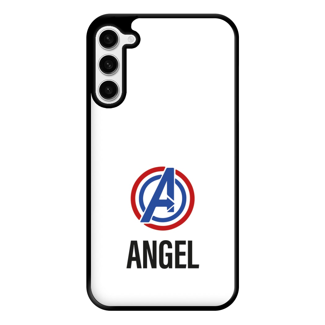 Superheroes Symbol - Personalised Superhero Comic Phone Case for Galaxy S23 Plus