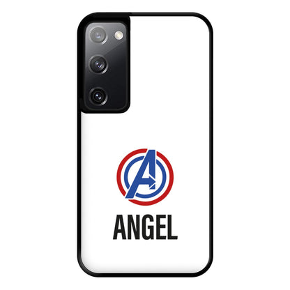 Superheroes Symbol - Personalised Superhero Comic Phone Case for Galaxy S20