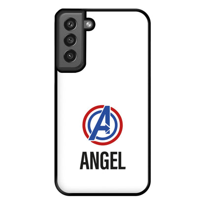 Superheroes Symbol - Personalised Superhero Comic Phone Case for Galaxy S21FE