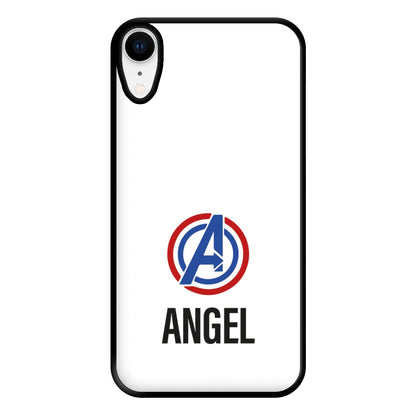 Superheroes Symbol - Personalised Superhero Comic Phone Case for iPhone XR