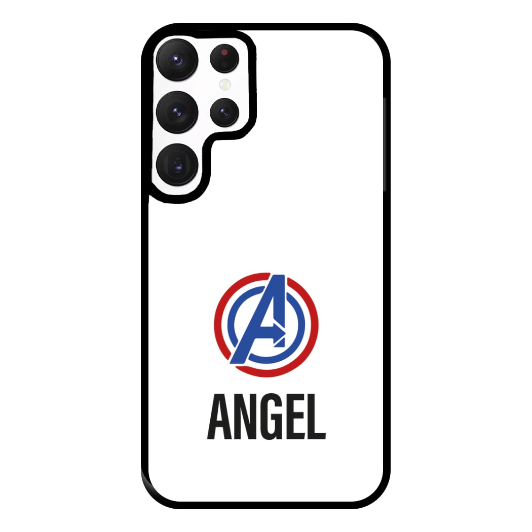 Superheroes Symbol - Personalised Superhero Comic Phone Case for Galaxy S22 Ultra