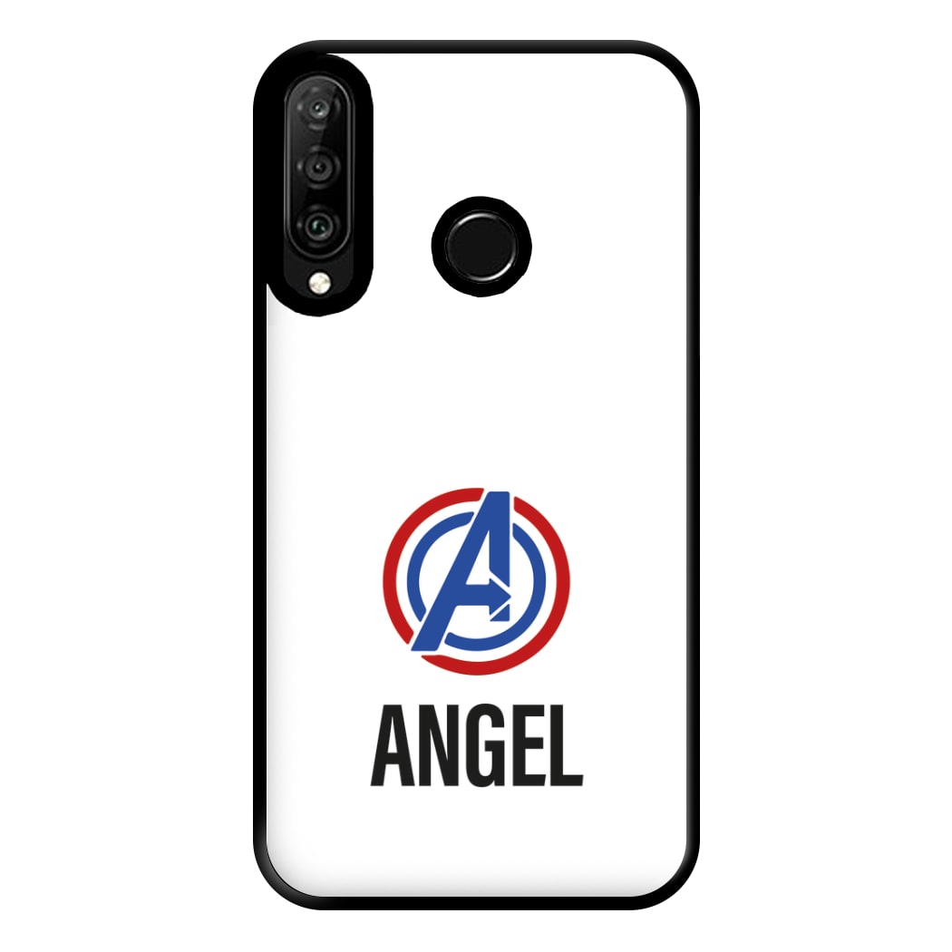 Superheroes Symbol - Personalised Superhero Comic Phone Case for Huawei P30 Lite