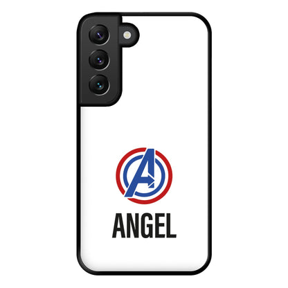 Superheroes Symbol - Personalised Superhero Comic Phone Case for Galaxy S22 Plus