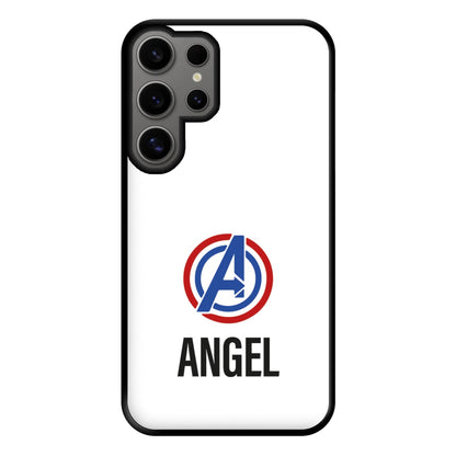 Superheroes Symbol - Personalised Superhero Comic Phone Case for Galaxy S24 Ultra