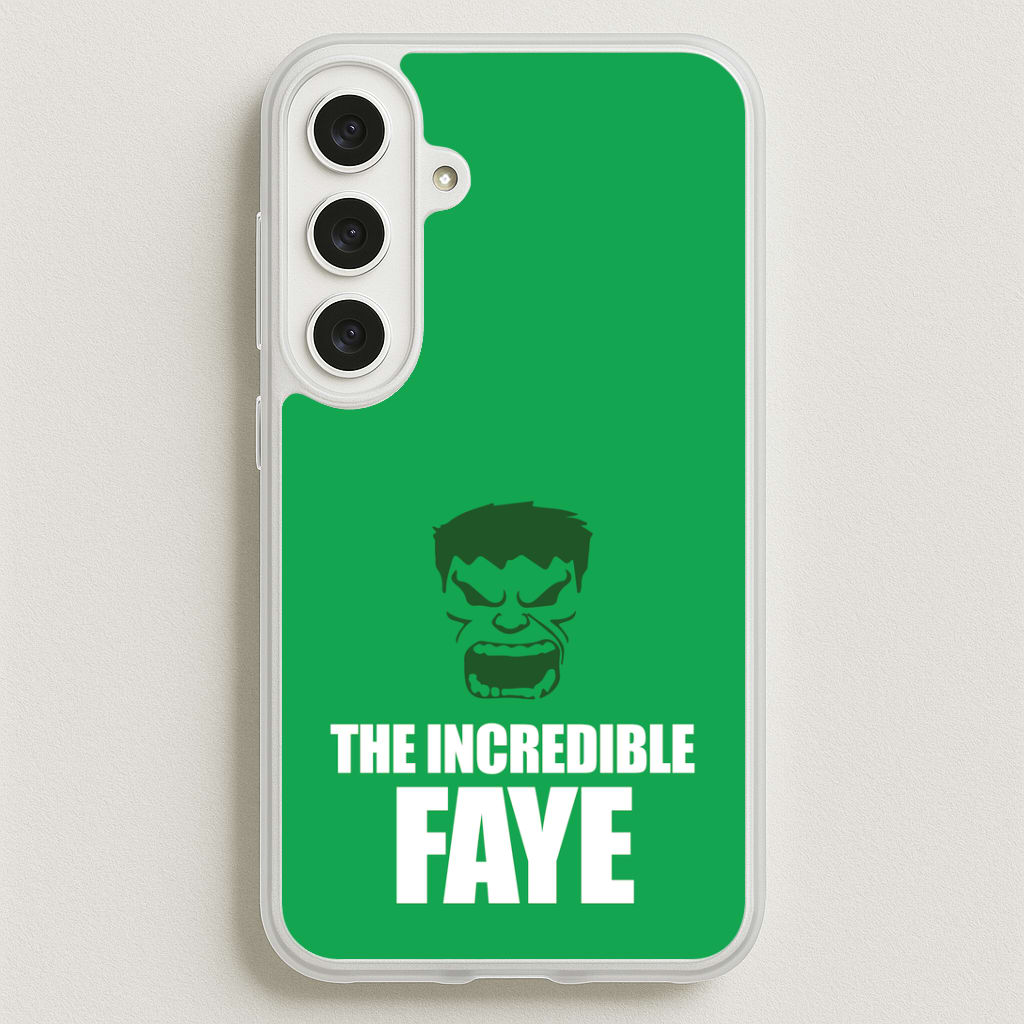 Hulk - Personalised Superhero Comic Phone Case for Galaxy S25FE