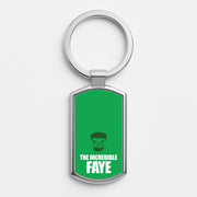 Hulk - Personalised Superhero Comic Luxury Keyring 1