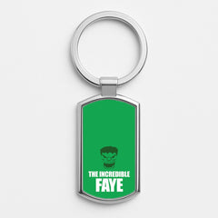 Hulk - Personalised Superhero Comic Luxury Keyring