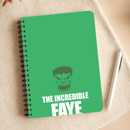 Hulk - Personalised Superhero Comic Notepad
