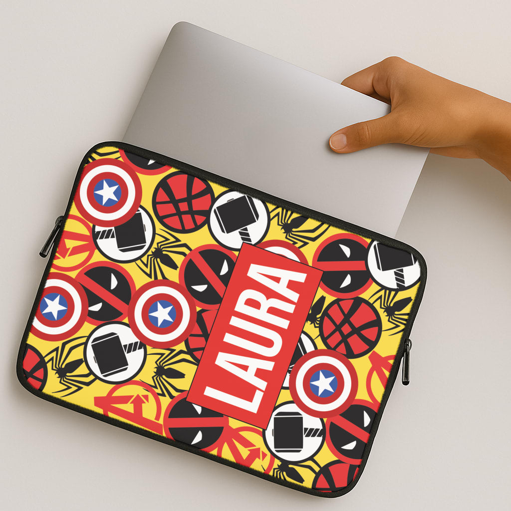 Collage - Personalised Superhero Comic MacBook Case