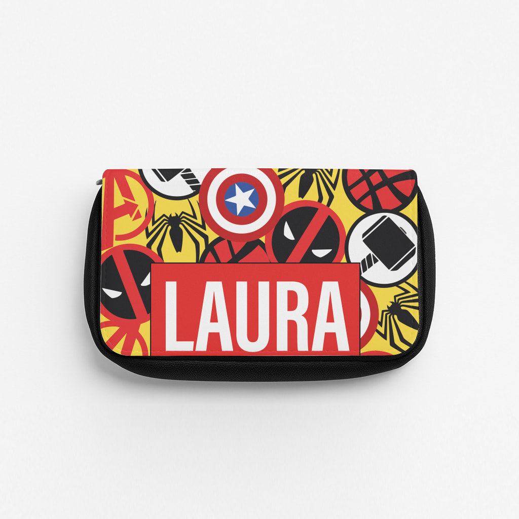 Collage - Personalised Superhero Comic Pencil Case
