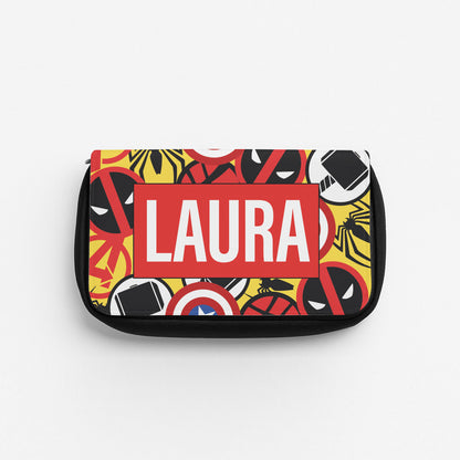 Collage - Personalised Superhero Comic Pencil Case