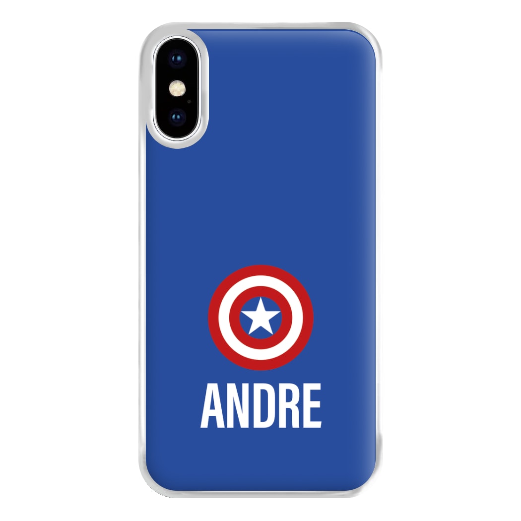 Captain America - Personalised Superhero Comic Phone Case for iPhone XS Max