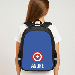 Captain America - Personalised Superhero Comic Backpack