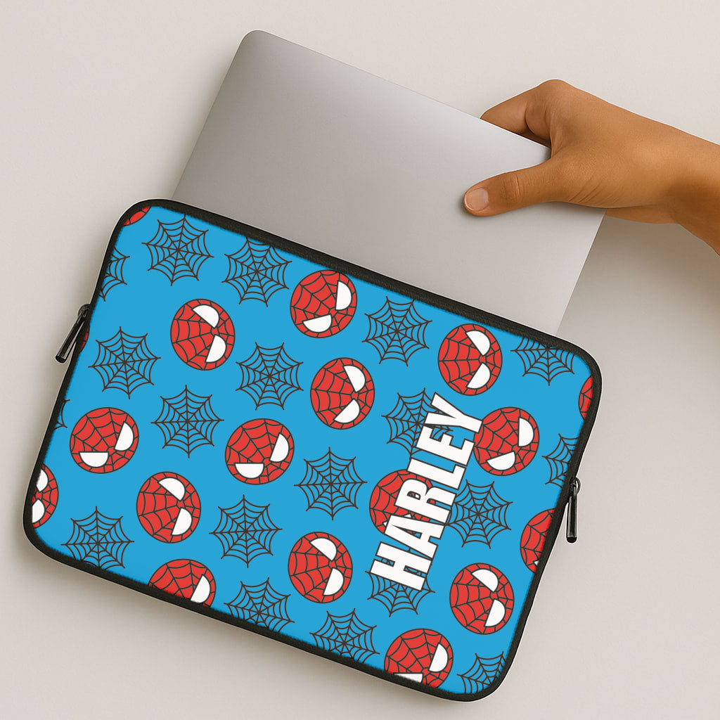 Spiderman And Webs - Personalised Superhero Comic MacBook Case