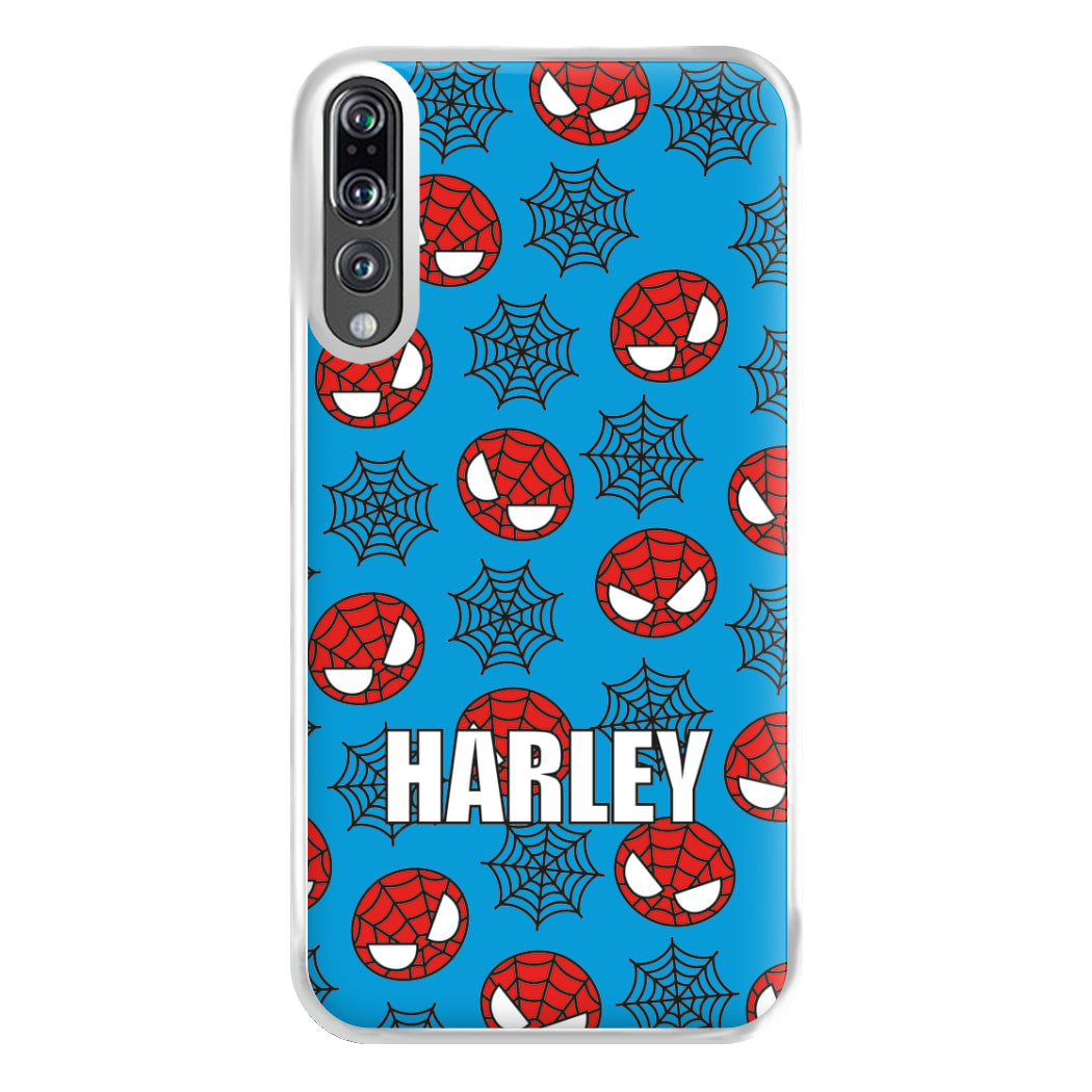 Spiderman And Webs - Personalised Superhero Comic Phone Case for Huawei P20 Pro