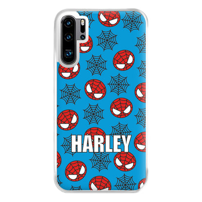 Spiderman And Webs - Personalised Superhero Comic Phone Case for Huawei P30 Pro