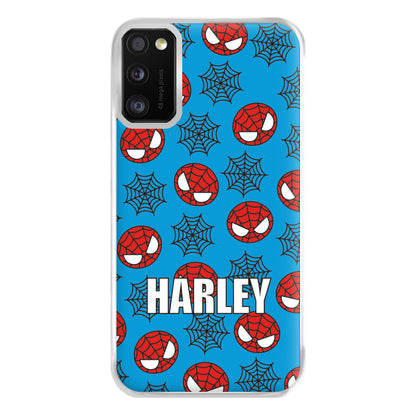 Spiderman And Webs - Personalised Superhero Comic Phone Case for Galaxy A41