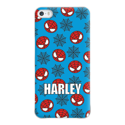 Spiderman And Webs - Personalised Superhero Comic Phone Case for iPhone 5 / 5s / SE 2016