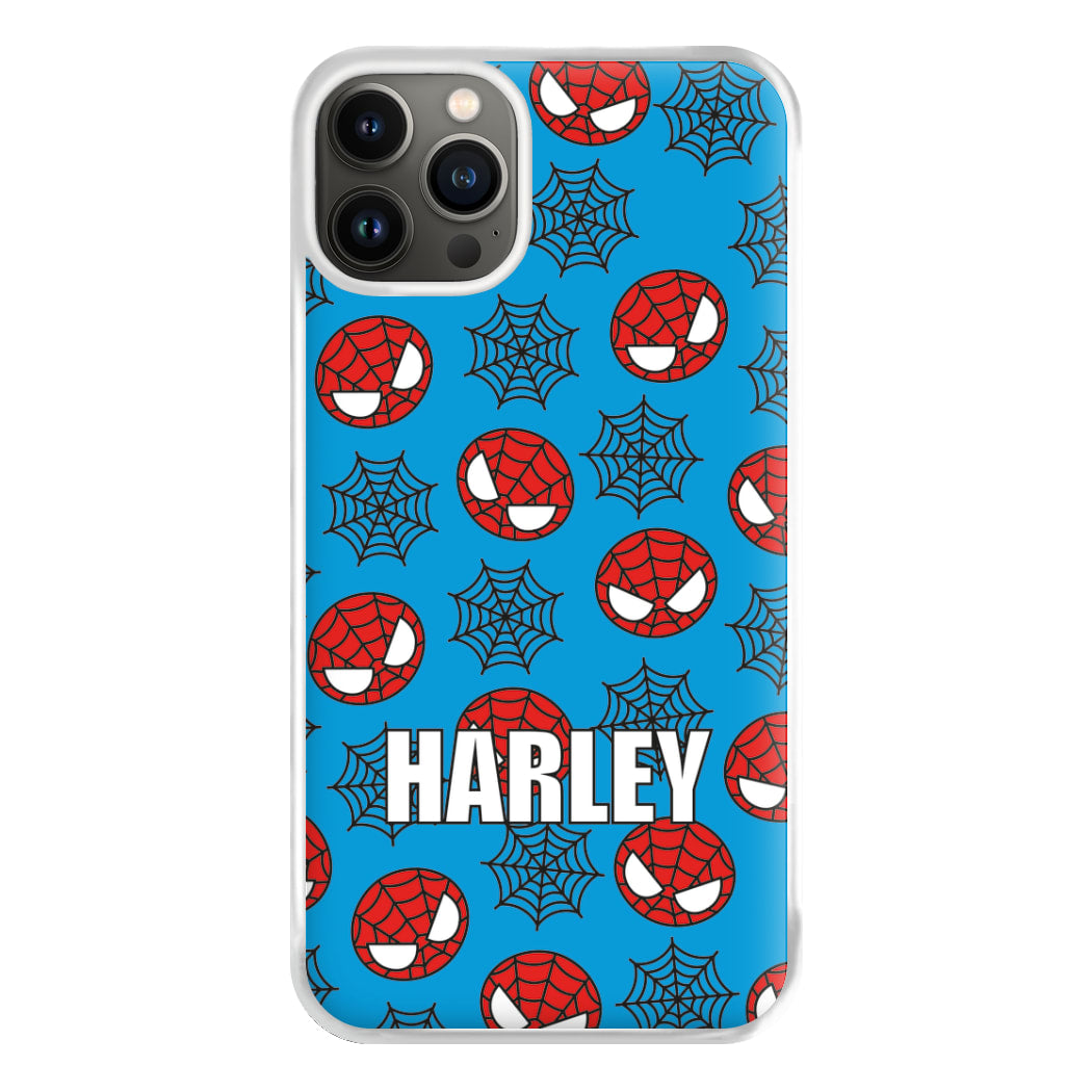 Spiderman And Webs - Personalised Superhero Comic Phone Case for iPhone 13