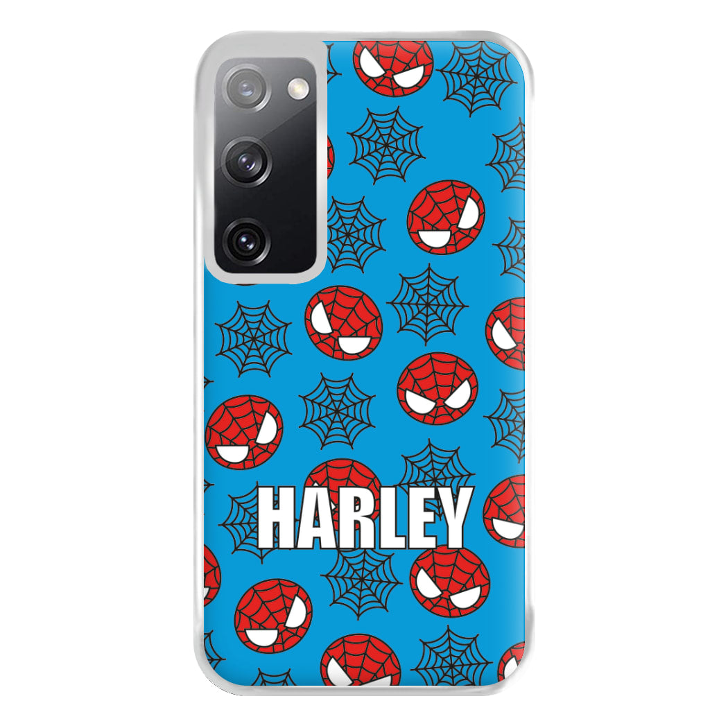 Spiderman And Webs - Personalised Superhero Comic Phone Case for Galaxy S20