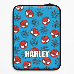 Spiderman And Webs - Personalised Superhero Comic Universal Laptop Sleeve