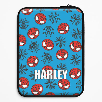 Spiderman And Webs - Personalised Superhero Comic Universal Laptop Sleeve
