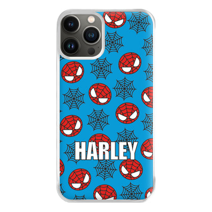 Spiderman And Webs - Personalised Superhero Comic Phone Case for iPhone 13 Pro Max