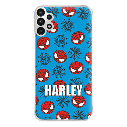 Spiderman And Webs - Personalised Superhero Comic Phone Case for Galaxy A13